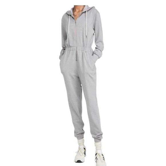 WeWoreWhat Leisure Jumpsuit Gray Sweatsuit Size XS - Picture 1 of 11